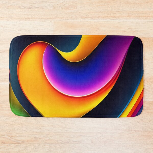 Item preview, Colorful Multi Color abstract fluid shapes organic geometric pattern 20 designed and sold by vishalraifx.