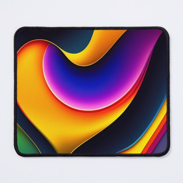 Item preview, Colorful Multi Color abstract fluid shapes organic geometric pattern 20 designed and sold by vishalraifx.