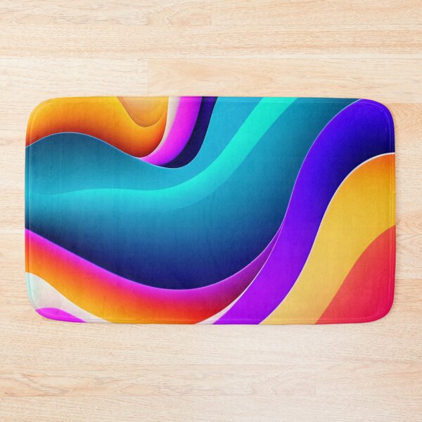 Item preview, Colorful Multi Color abstract fluid shapes organic geometric pattern 21 designed and sold by vishalraifx.