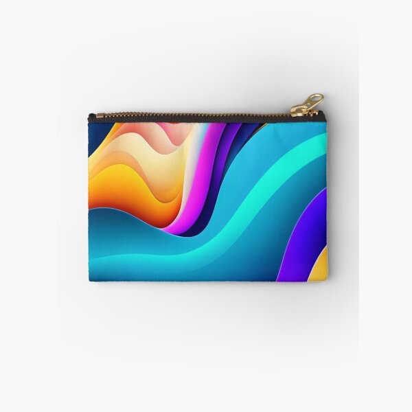 Item preview, Colorful Multi Color abstract fluid shapes organic geometric pattern 21 designed and sold by vishalraifx.