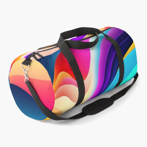 Item preview, Colorful Multi Color abstract fluid shapes organic geometric pattern 21 designed and sold by vishalraifx.