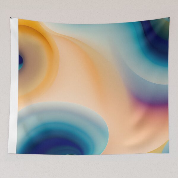 Item preview, Colorful Multi Color abstract watercolor shapes organic geometric pattern 23 designed and sold by vishalraifx.