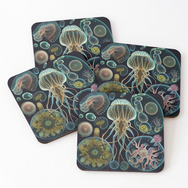 Item preview, Ernst Haeckel Inspired Jellyfish Marine Biology  designed and sold by digitalvintage.
