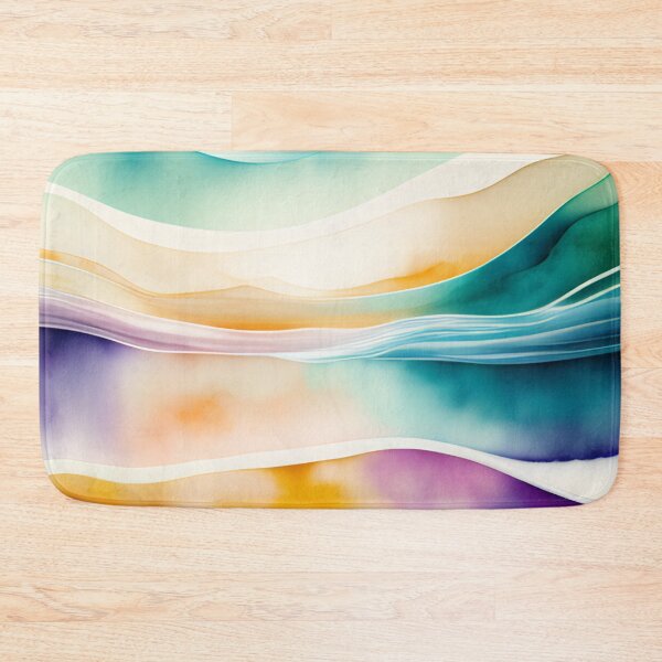 Item preview, Colorful Multi Color abstract watercolor shapes organic geometric pattern 24 designed and sold by vishalraifx.