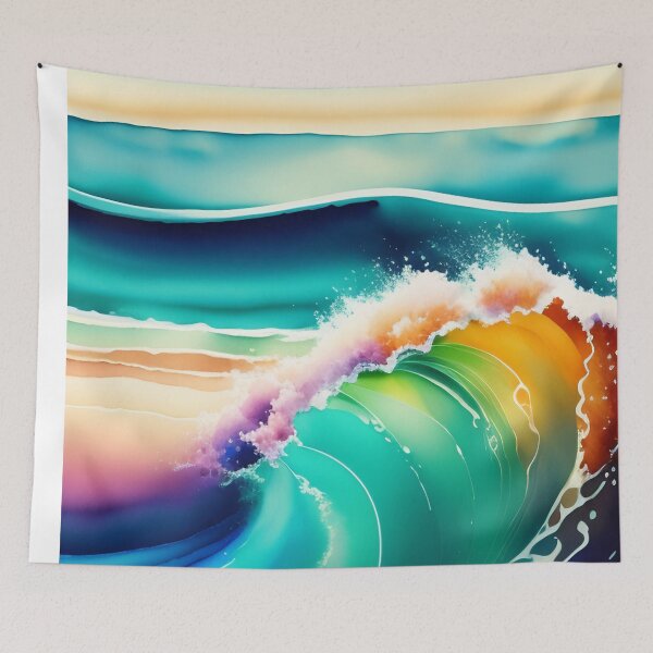 Item preview, Colorful Multi Color abstract watercolor shapes organic geometric pattern 26 designed and sold by vishalraifx.