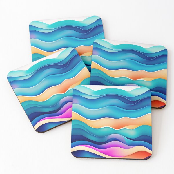 Item preview, Colorful Multi Color abstract watercolor shapes organic geometric pattern 28 designed and sold by vishalraifx.
