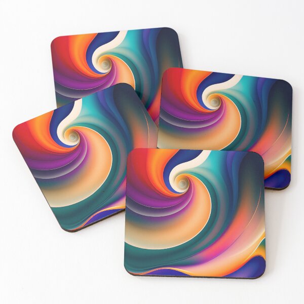Item preview, Colorful Multi Color abstract watercolor shapes organic geometric pattern 29 designed and sold by vishalraifx.