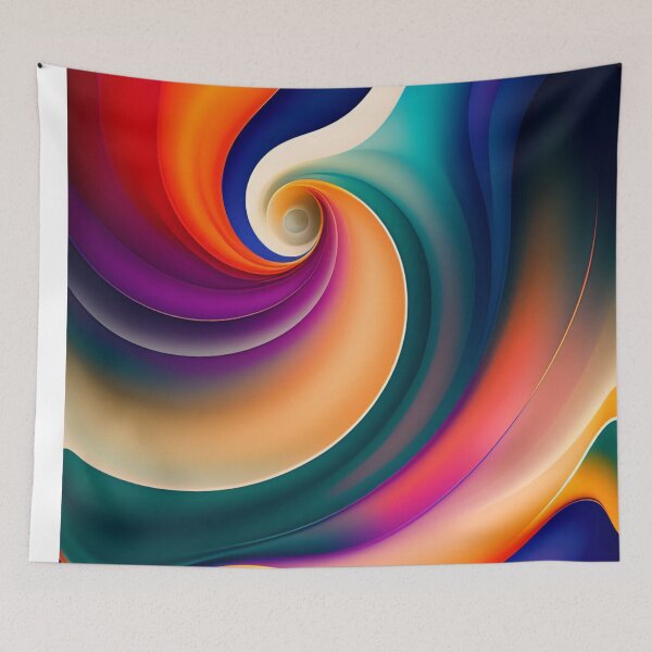 Item preview, Colorful Multi Color abstract watercolor shapes organic geometric pattern 29 designed and sold by vishalraifx.