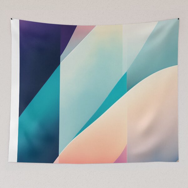 Item preview, Colorful Multi Color abstract watercolor shapes organic geometric pattern 30 designed and sold by vishalraifx.