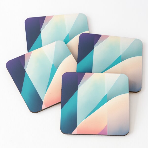 Item preview, Colorful Multi Color abstract watercolor shapes organic geometric pattern 30 designed and sold by vishalraifx.