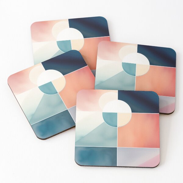 Item preview, Colorful Multi Color abstract watercolor shapes organic geometric pattern 32 designed and sold by vishalraifx.