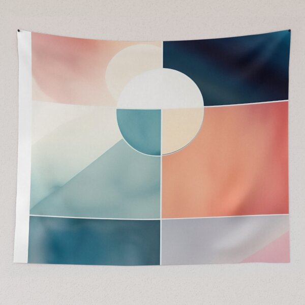 Item preview, Colorful Multi Color abstract watercolor shapes organic geometric pattern 32 designed and sold by vishalraifx.