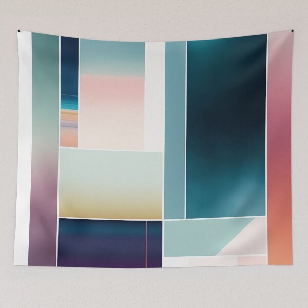 Item preview, Colorful Multi Color abstract watercolor shapes organic geometric pattern 33 designed and sold by vishalraifx.