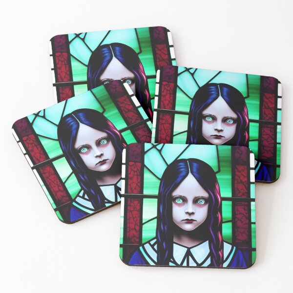 Item preview, Dark Art Cute and Creepy Girl designed and sold by CattlettArt.