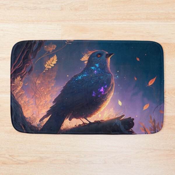 Item preview, Ethereal Sanctuary: A Highly Detailed Fantasy Painting of Winged Birds and the Natural World designed and sold by oanaunciuleanu.