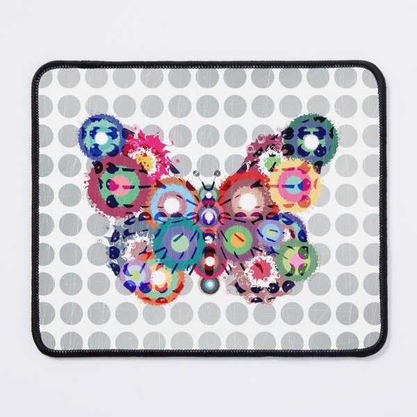 Item preview, butterfly flower swirl designed and sold by tangerinedusk.