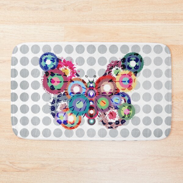 Item preview, butterfly flower swirl designed and sold by tangerinedusk.