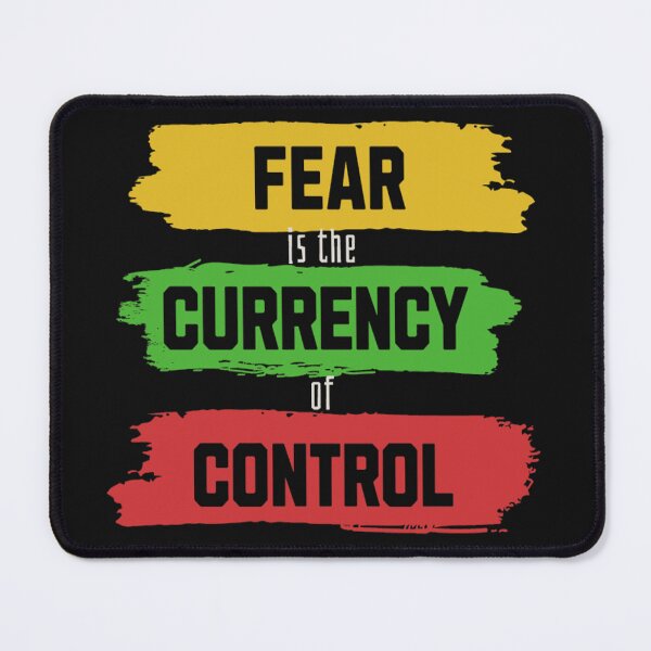 Item preview, Fear is the Currency of Control, Freedom Over Fear Quote designed and sold by Siela.