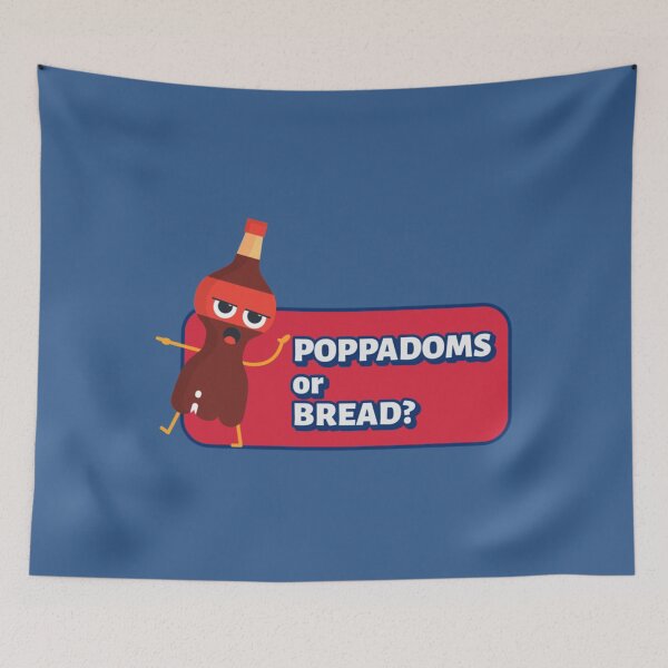 Item preview, OFF MENU   poppadoms or bread  with sauce bottle182 designed and sold by MarceloHuels.