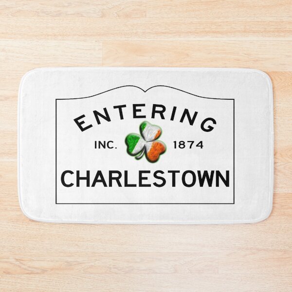 Item preview, Entering Charlestown Road Sign - Charlestown, Massachusetts designed and sold by SouthShorePics.