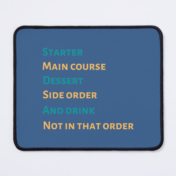 Item preview, Off menu podcast  starter main course dessert71 designed and sold by MarceloHuels.