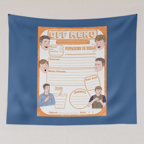 Item preview, Off menu podcast poster163 designed and sold by MarceloHuels.