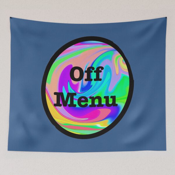 Item preview, off menu redbubble poster60 designed and sold by MarceloHuels.