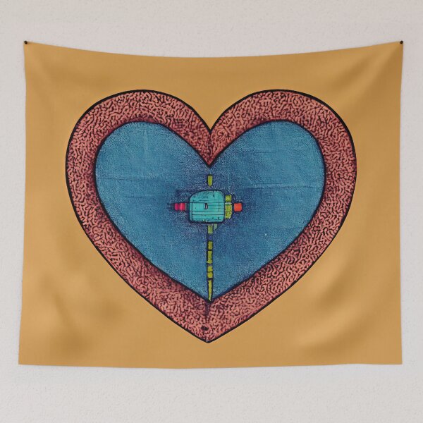 Item preview, Robotic Heart Shirt designed and sold by Organic Creeps.