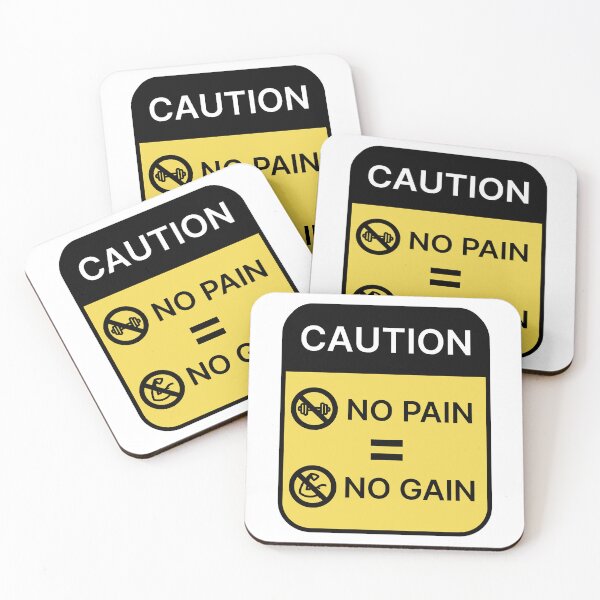 Item preview, No pain no gain - humorous fitness sticker designed and sold by dreamwish.