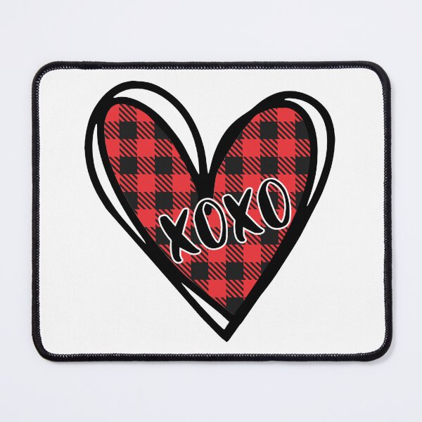 Item preview, Plaid Heart XOXO designed and sold by GraceArt4You.