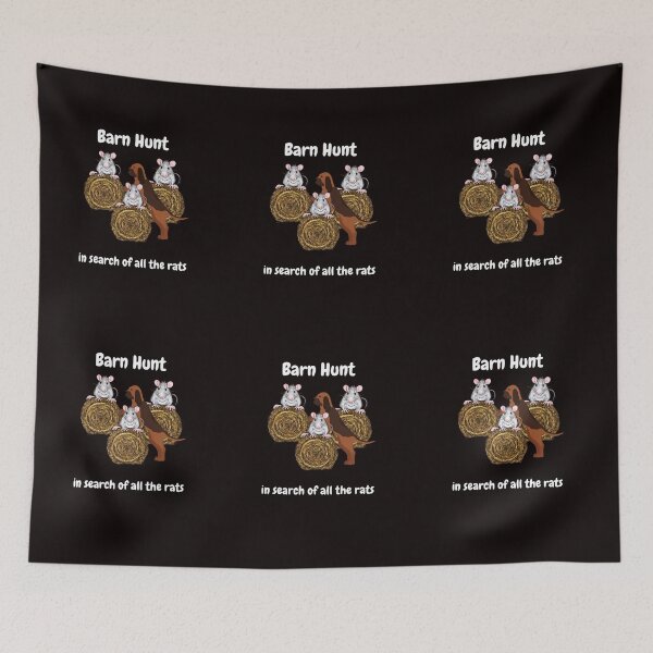 Item preview,  Funny Barn Hunt - in search of all the rats with a Bloodhound designed and sold by Just4doglovers.