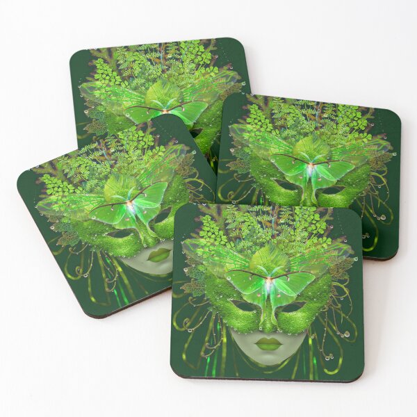 Item preview, Luna moth Venetian mask by Maxine Gadd designed and sold by Maxine Gadd.