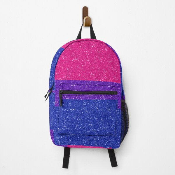 Item preview, Faux Glitter Bisexual Pride Flag Background designed and sold by LiveLoudGraphic.