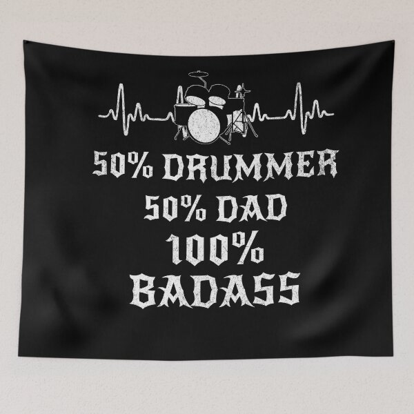 Item preview, Drummer dad badass designed and sold by JoRealm.