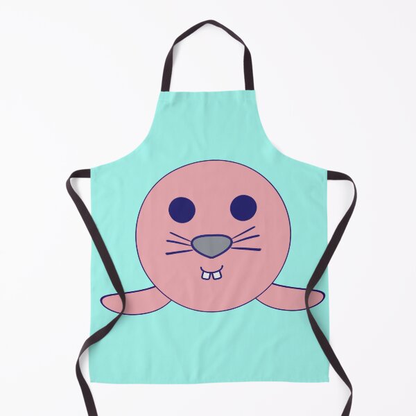 Item preview, Kawaii Baby Seal With Buck Teeth, Pink, Front Face designed and sold by vystudio.