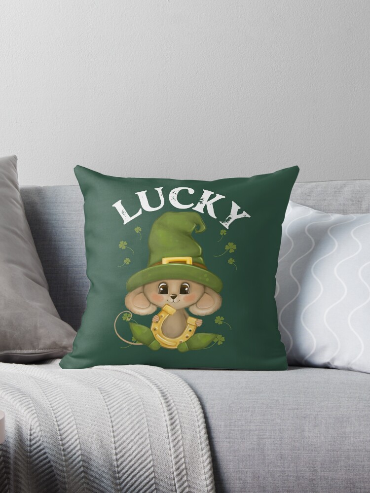 Happy St Patricks Day Funny Shamrock With Cute Leprechaun  Poster for  Sale by BorysSereda