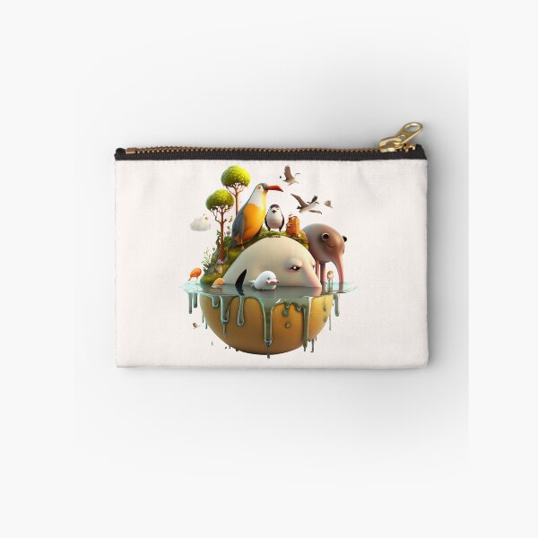 Item preview, Animals on a 3d globe designed and sold by ExplodedToons.