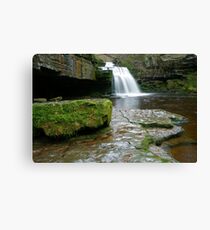 West Burton Waterfall Canvas Print