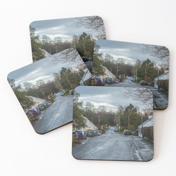 Item preview, Bridge of Dee village on a cloudy winters day in Dumfries and Galloway, Scotland designed and sold by SnapTPhotograph.
