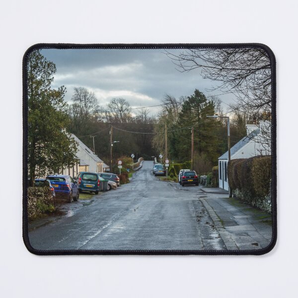 Item preview, Bridge of Dee village on a cloudy winters day in Dumfries and Galloway, Scotland designed and sold by SnapTPhotograph.