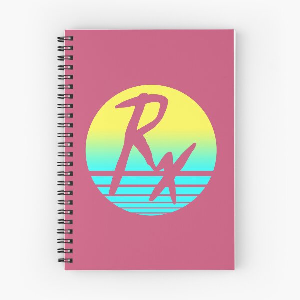 Item preview, Pharmacy Retro Rx Yellow to Aqua Sunset  designed and sold by RxBlockhead.