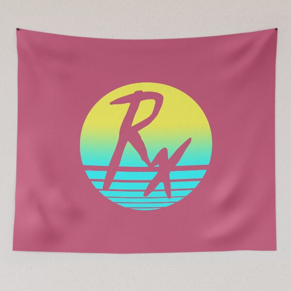 Item preview, Pharmacy Retro Rx Yellow to Aqua Sunset  designed and sold by RxBlockhead.