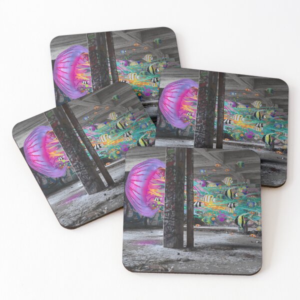 Item preview, Purple Jellyfish Underground designed and sold by DavidLoblaw.