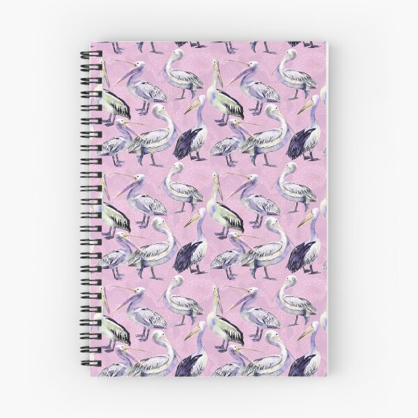 Item preview, Pelican Pattern - Pink Purple Palette designed and sold by Sketchbook Designs.