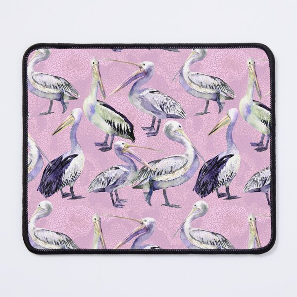 Item preview, Pelican Pattern - Pink Purple Palette designed and sold by Sketchbook Designs.