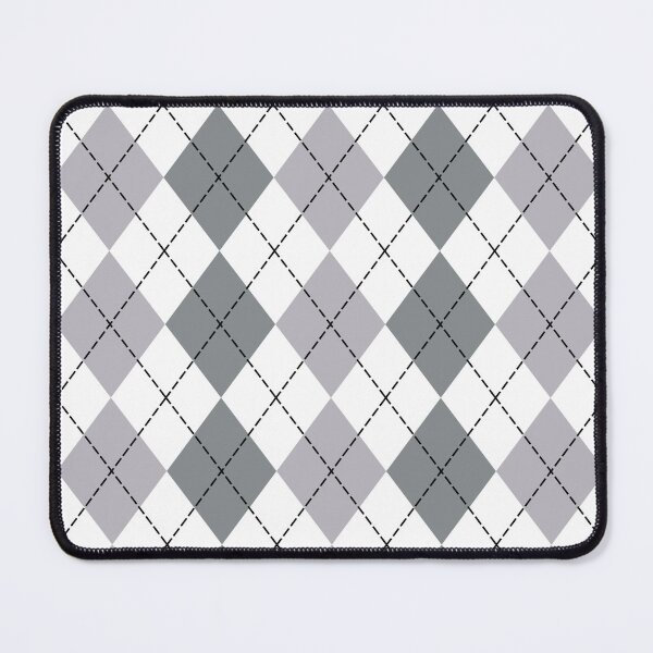 Item preview, Gray and White Argyle Pattern designed and sold by starrylite.