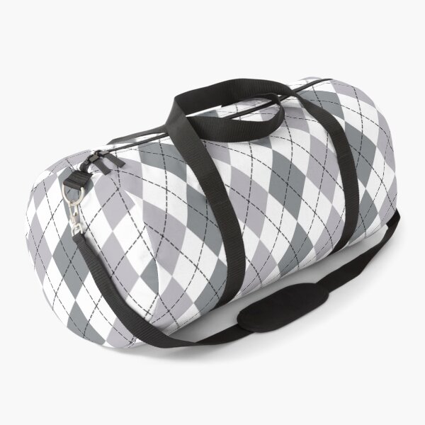 Item preview, Gray and White Argyle Pattern designed and sold by starrylite.