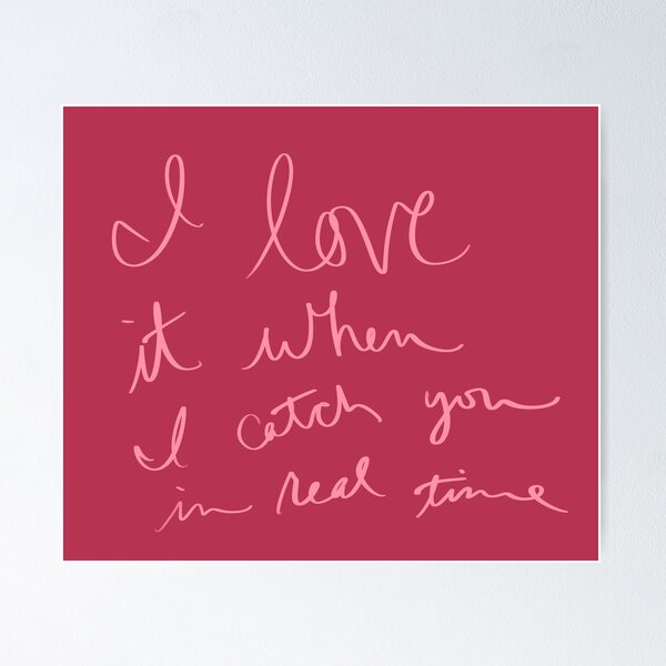 Item preview, In Real Time/In Tempo Reale designed and sold by abeink.