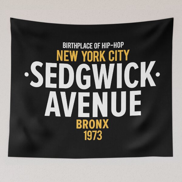 Item preview, New York Bronx - Sedgwick Bronx Lettering - Bronx Hip Hop - Sedgwick Avenue NY designed and sold by Boogosh.