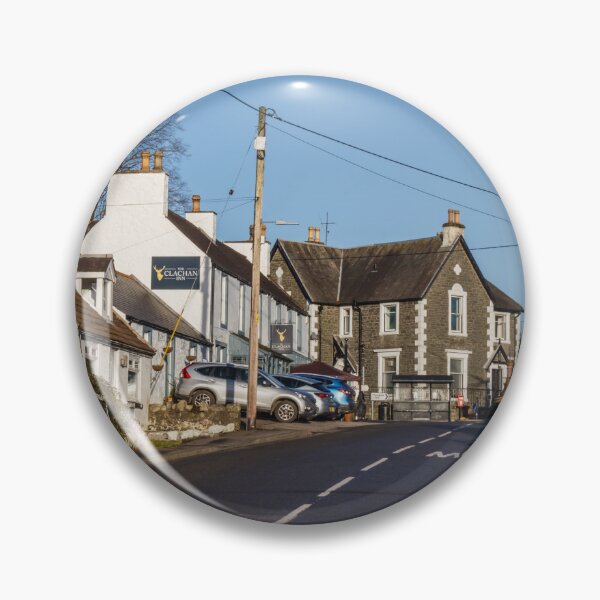 Item preview, The main street on the A713 Ayr Road in St. John's Town of Dalry, Scotland designed and sold by SnapTPhotograph.